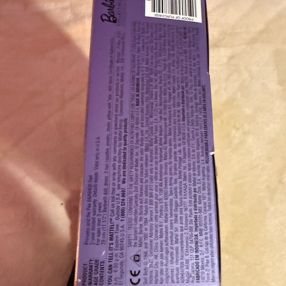 Barbie As Princess and the Pea NIB 2000 Barbie Collectibles #28800 NRFB Blonde - Picture 12 of 16